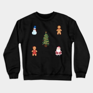 Cute Christmas Sticker Pack Crewneck Sweatshirt